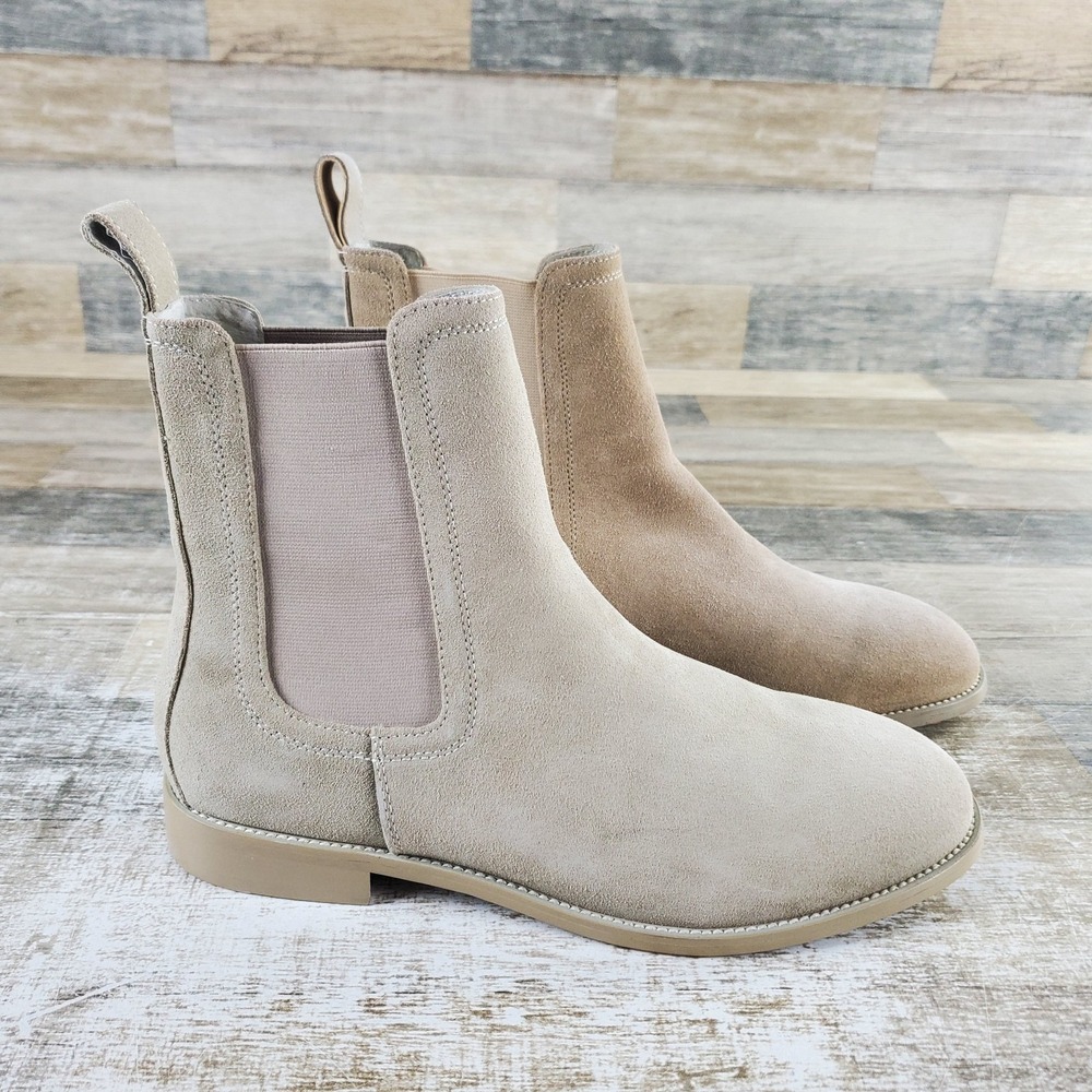 Saint Morta Nomad Mens Chelsea Boot Sz 10 Stone Pointy Toe Pull On *read*